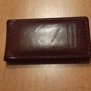 Coach money clip